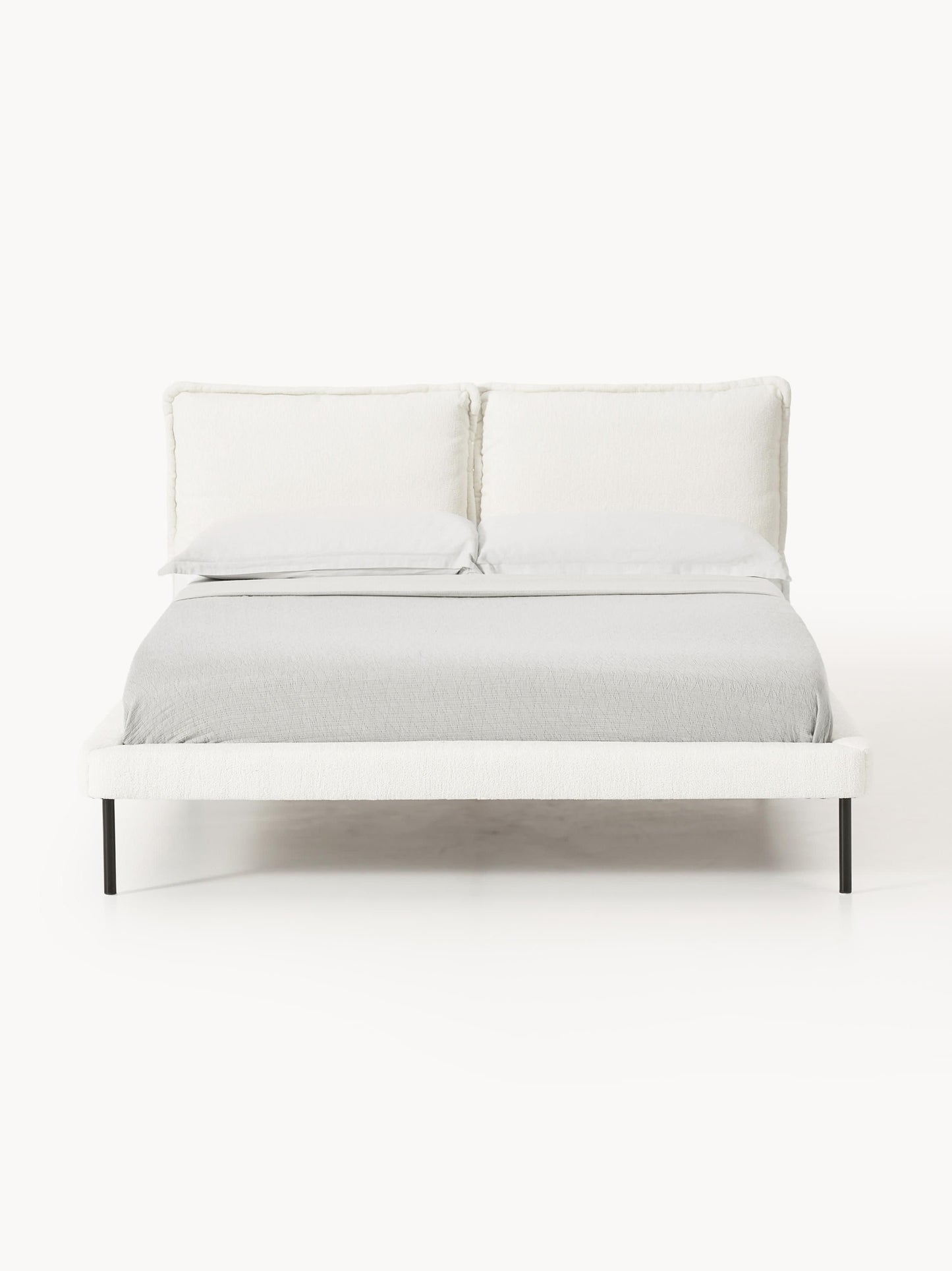 Draggery Amelia Bed with Teddy Bouclé Upholstery