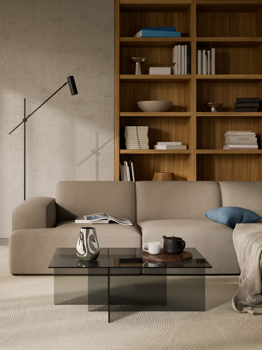 Draggery Anouk Coffee Table, W 102 cm, Glass