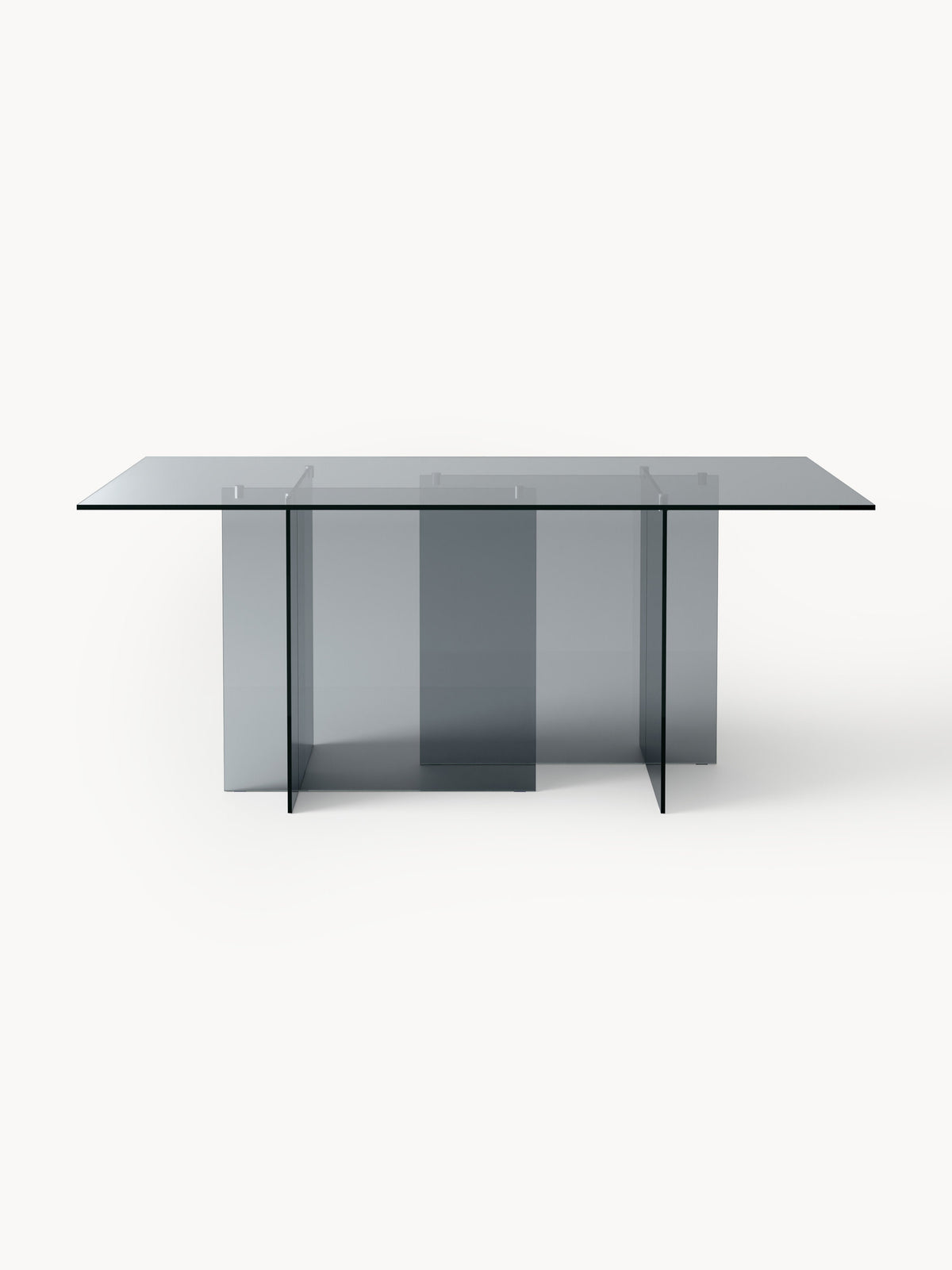 Draggery Anouk Dining Table Made of Glass, 180 x 90 cm