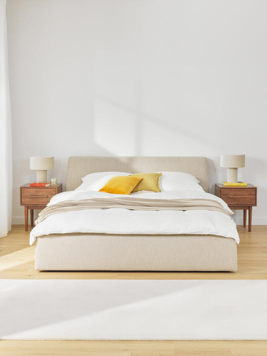 Draggery Cloud Upholstered Bed Frame with Storage