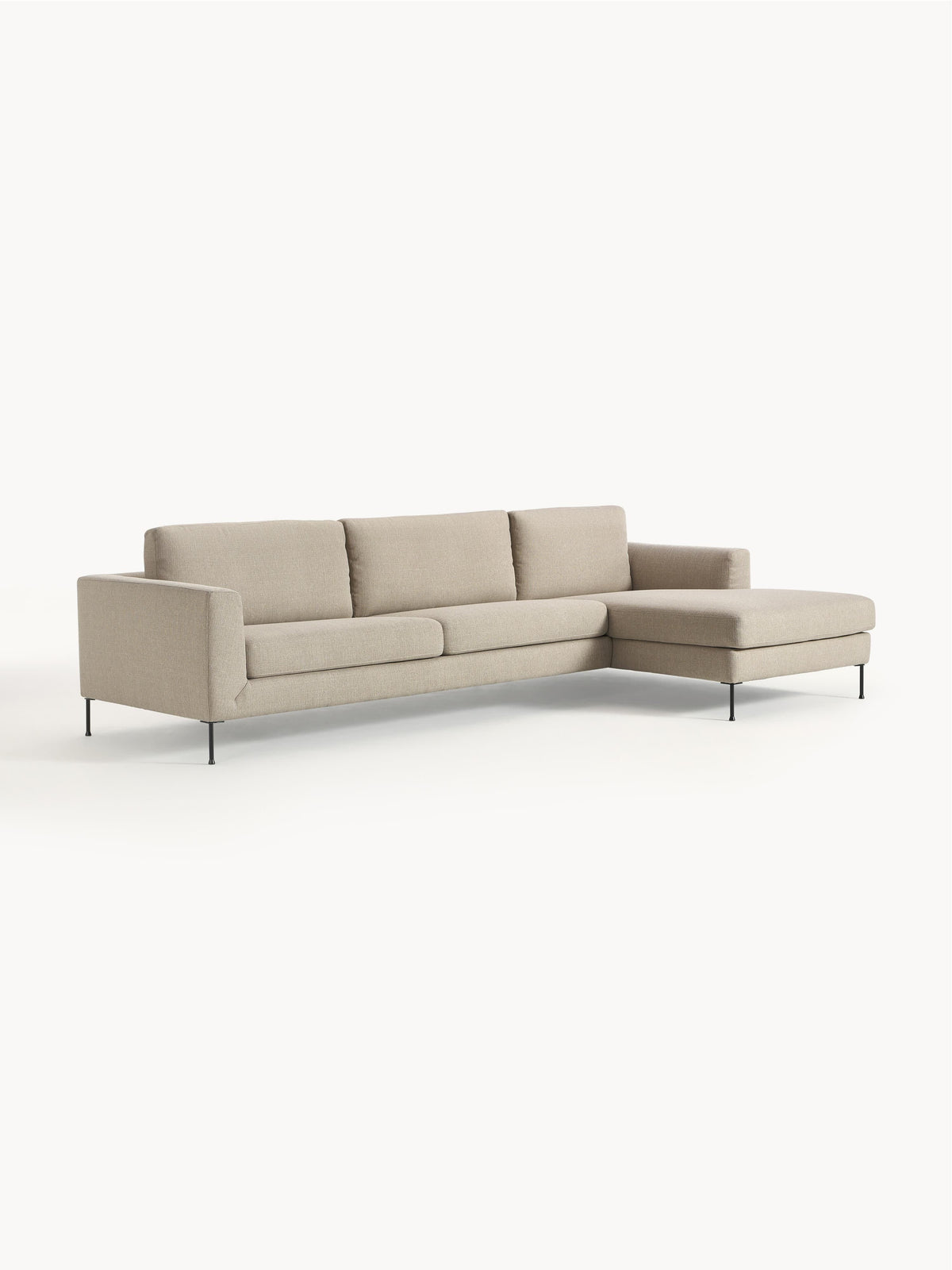 Draggery Cucita Corner Sofa: 4-Seater