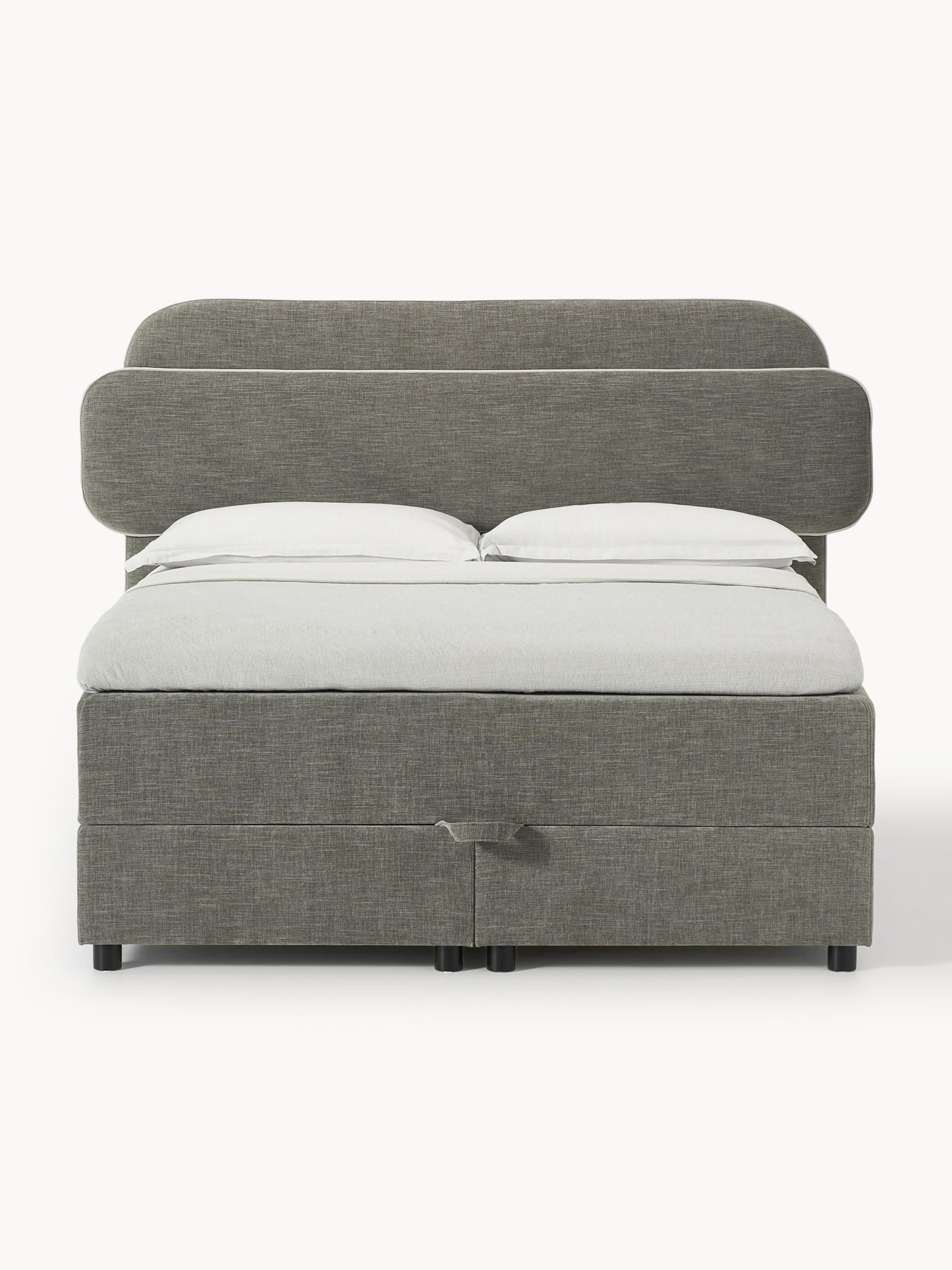 Draggery Enrica Box Spring Bed Frame with Storage