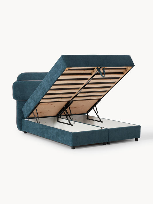 Draggery Enrica Box Spring Bed Frame with Storage