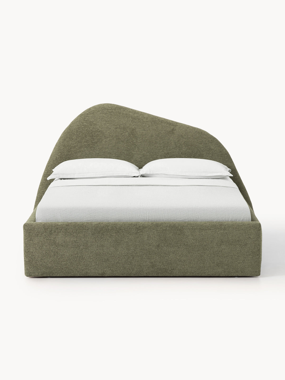 Draggery Gary Bed with Bouclé Upholstery