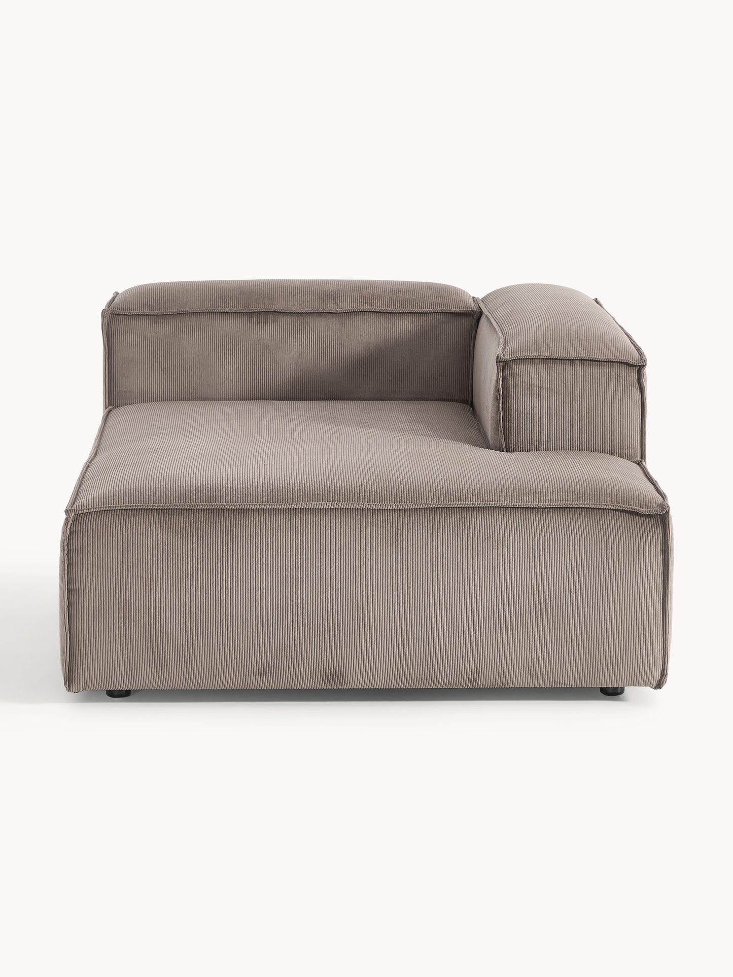 Draggery Lennon Ottoman Corner Module with Corduroy Cover