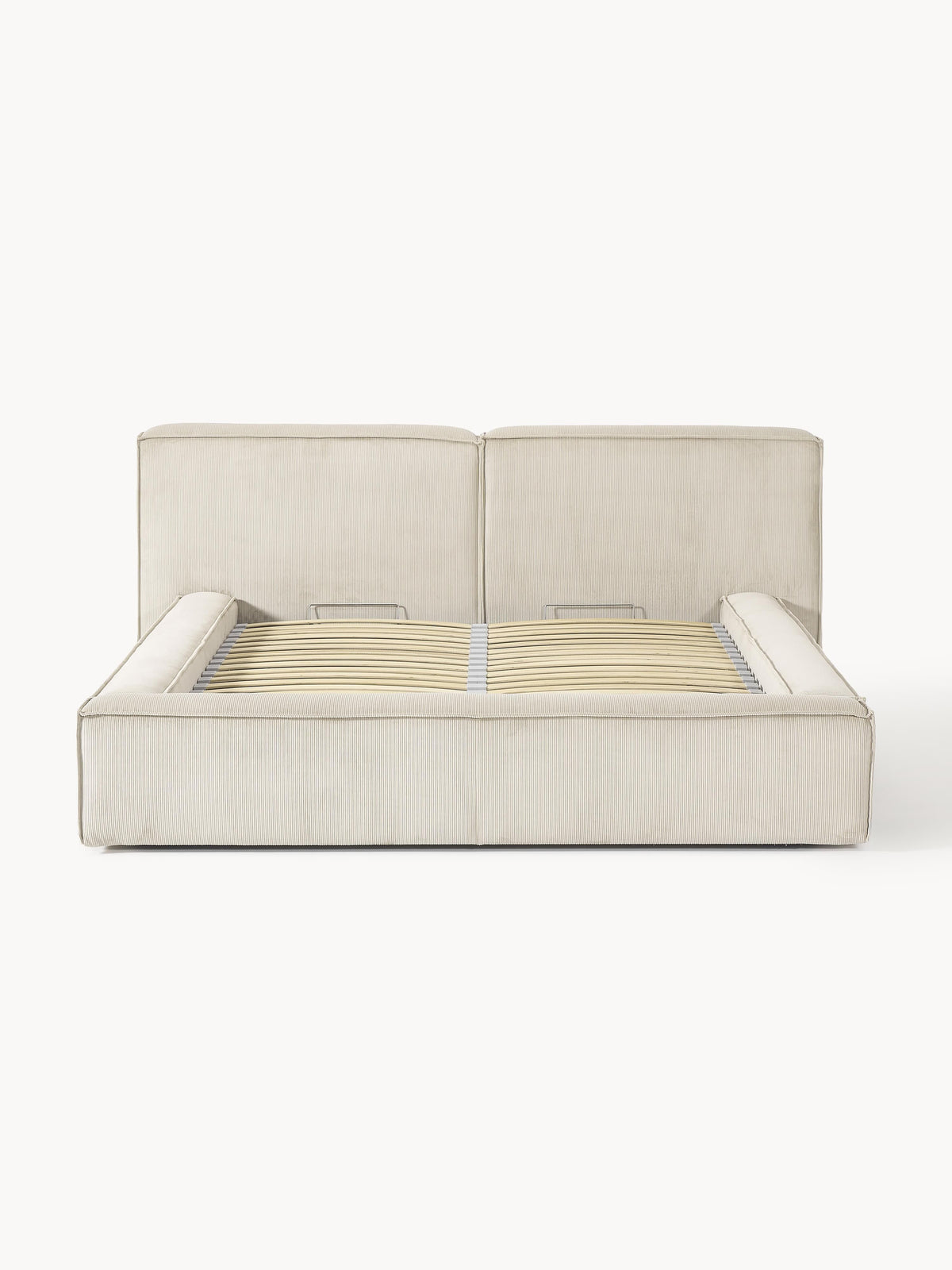 Draggery Lennon Upholstered Bed with Storage, Corduroy