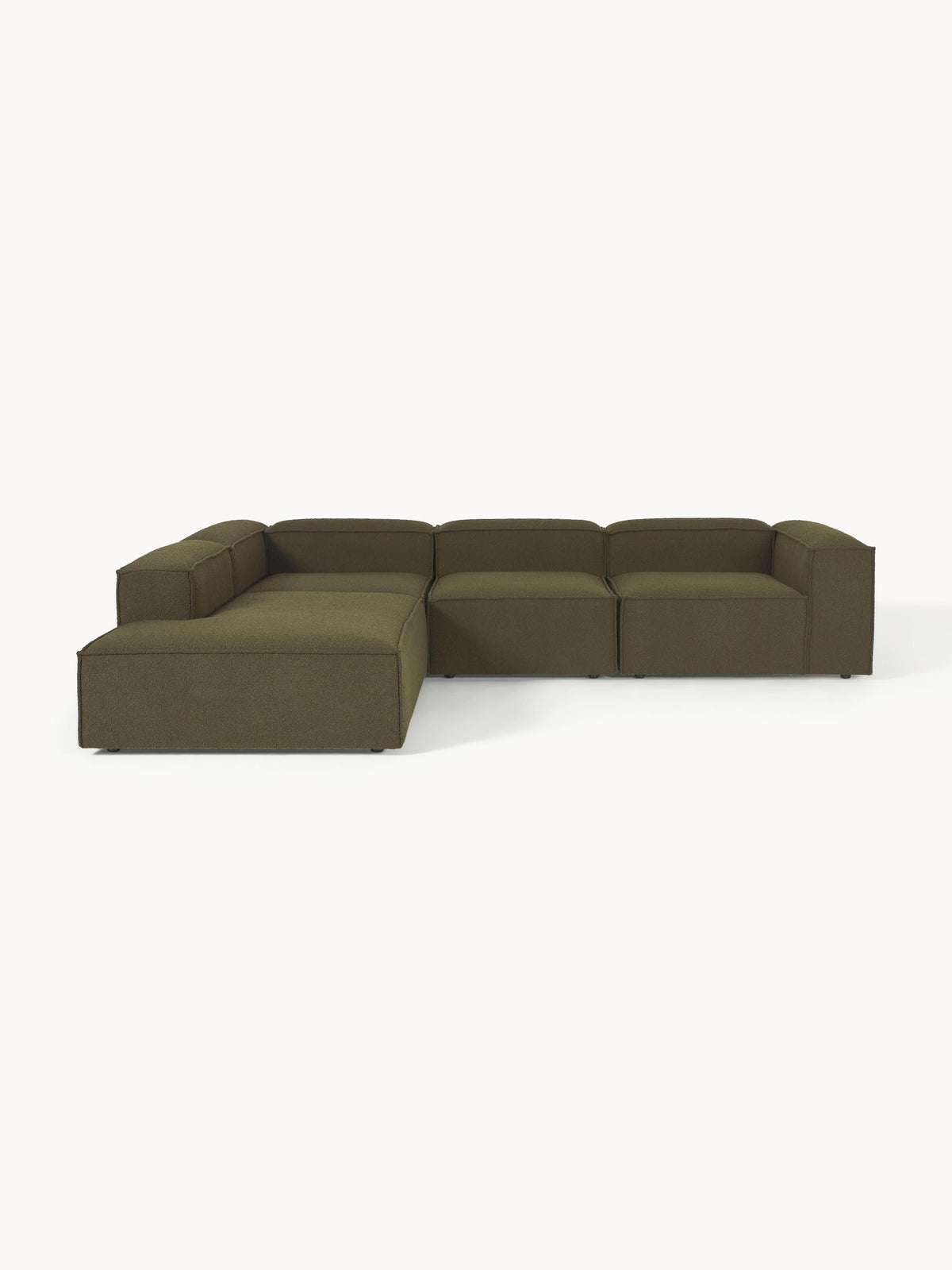 Draggery Lennon XL Modular Corner Sofa with Bouclé Cover, 4-Seater