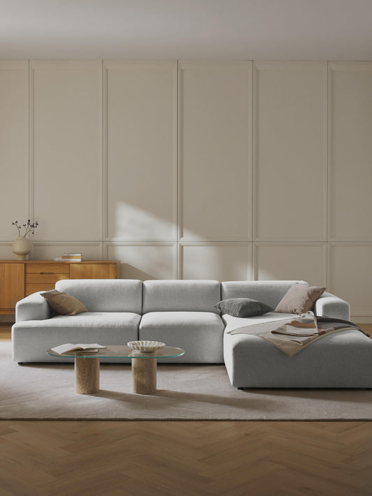 Draggery Melva Corner Sofa: 4-Seater