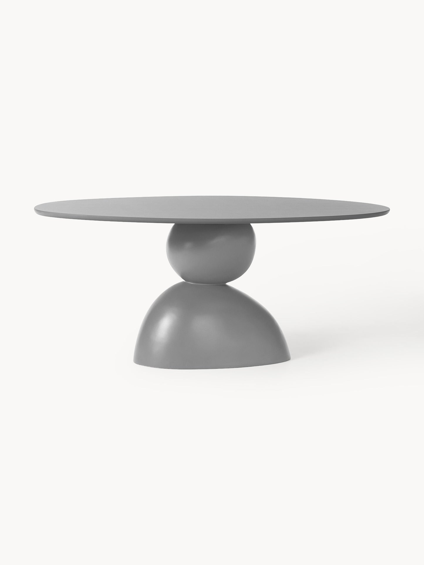 Draggery Sahrain Dining Table, Oval with Organic Design, 180 x 90 cm