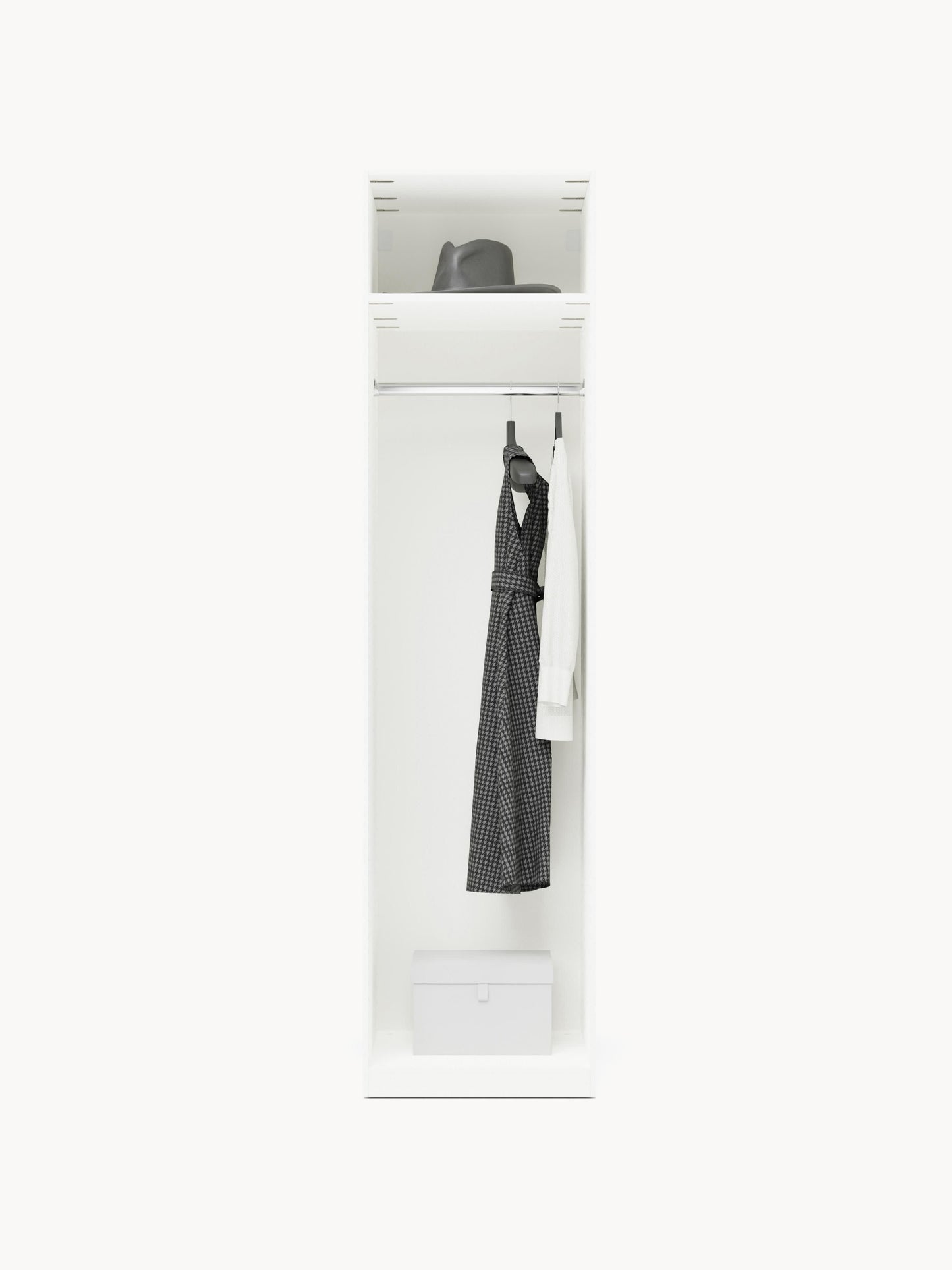 Draggery Simone Wardrobe with Hinged Doors, Modular, 50 cm Wide, in Various Sizes