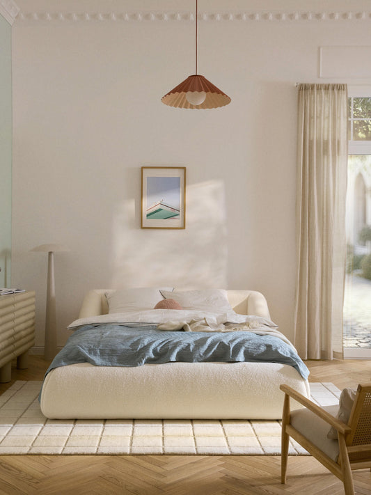 Draggery Sofia Bed with Teddy Upholstery