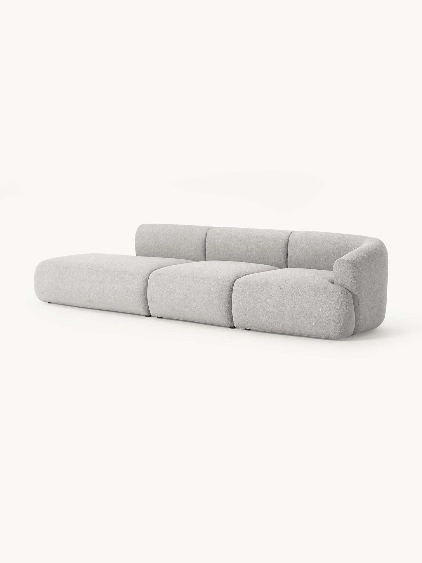 Draggery Sofia Modular Chaise with Bouclé Cover (2-Seater)