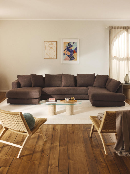 Draggery Tribeca XL Sofa with Bouclé Cover