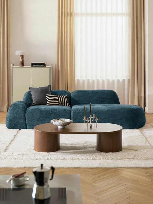 Draggery Wolke Chaise with Teddy Bouclé Cover