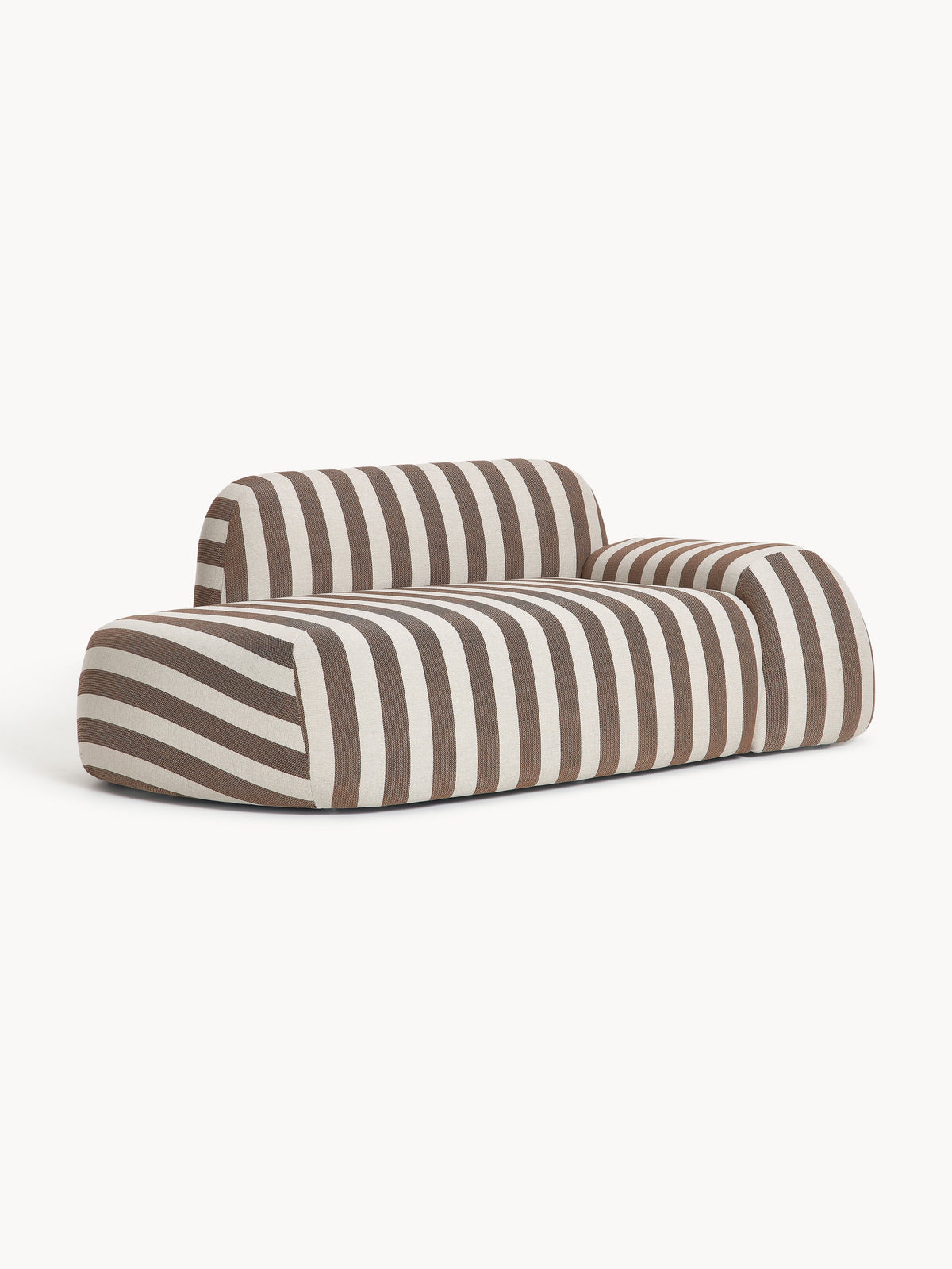 Draggery Wolke Striped Sofa and Chaise Longue, 2-Seater