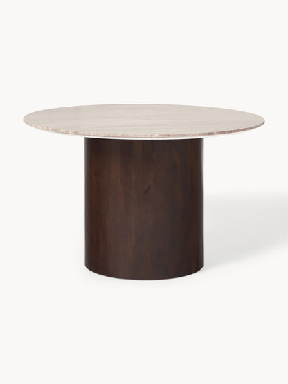 Draggery Abby Dining Table in Marble, Round, Ø 120 cm