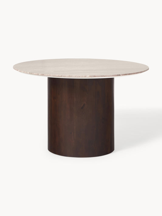 Draggery Abby Dining Table in Marble, Round, Ø 120 cm