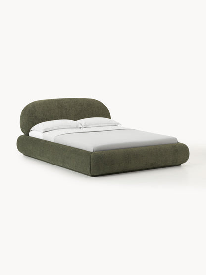 Draggery Alba Bed with Teddy Bouclé Upholstery