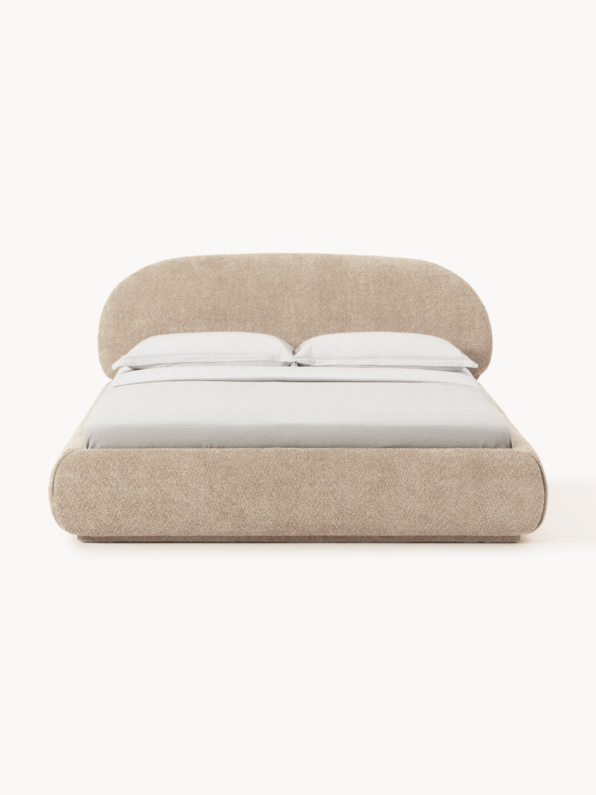 Draggery Alba Bed with Teddy Bouclé Upholstery