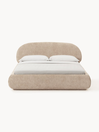 Draggery Alba Bed with Teddy Bouclé Upholstery