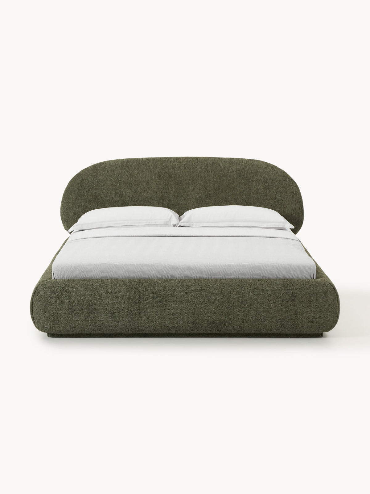 Draggery Alba Bed with Teddy Bouclé Upholstery
