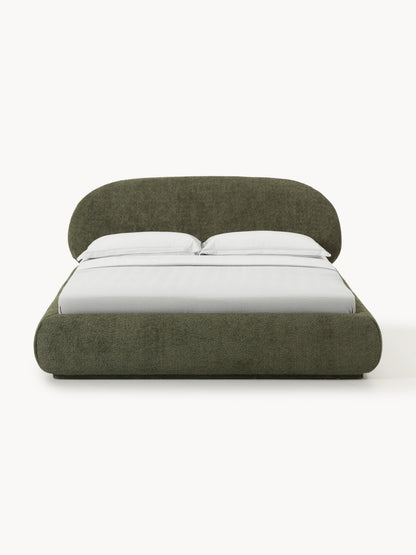 Draggery Alba Bed with Teddy Bouclé Upholstery