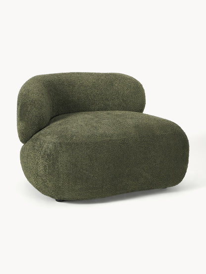 Draggery Alba Lounge Chair with Teddy Bouclé Cover