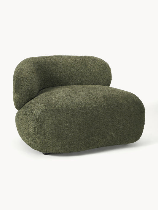 Draggery Alba Lounge Chair with Teddy Bouclé Cover