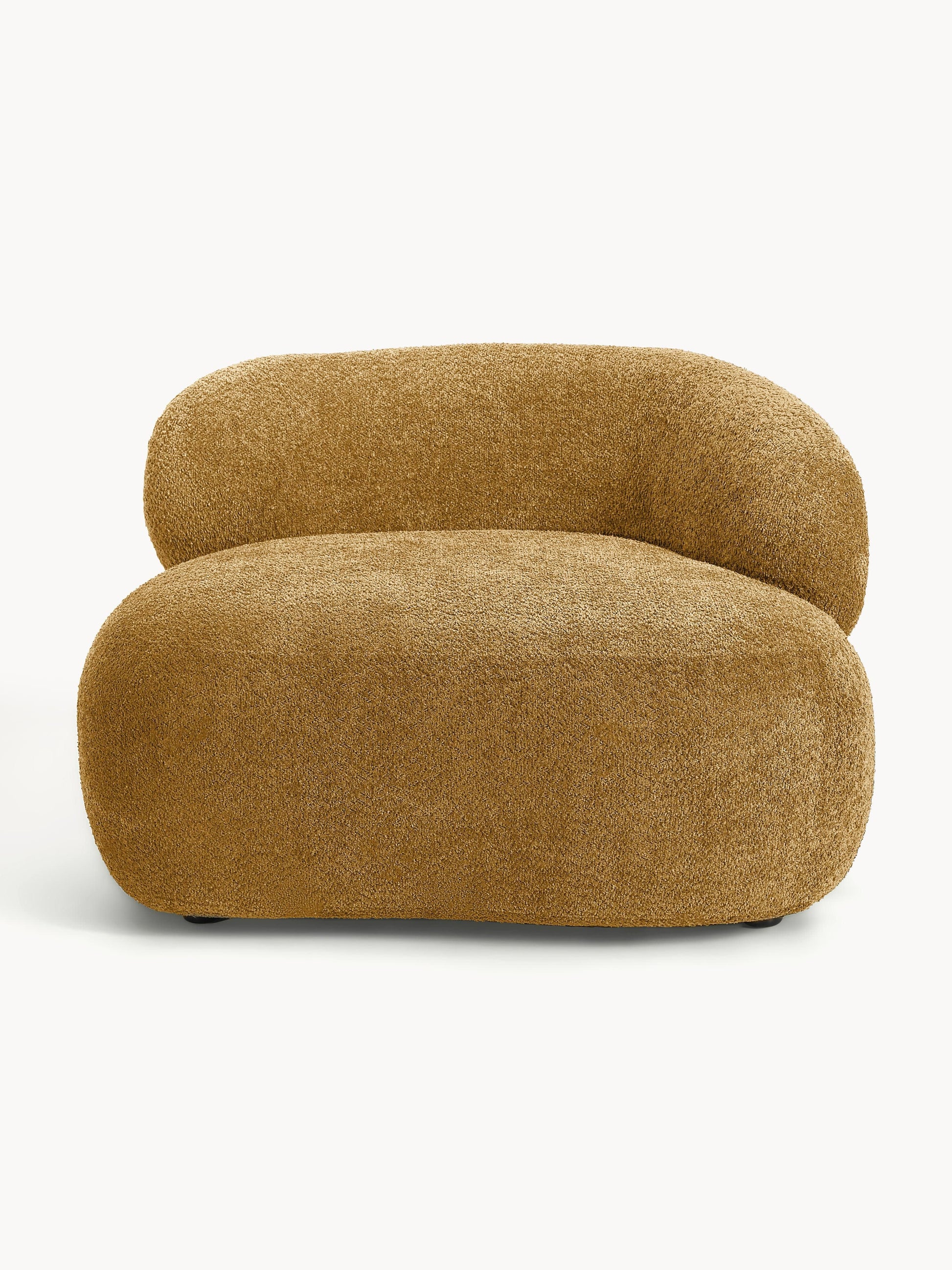 Draggery Alba Lounge Chair with Teddy Bouclé Cover