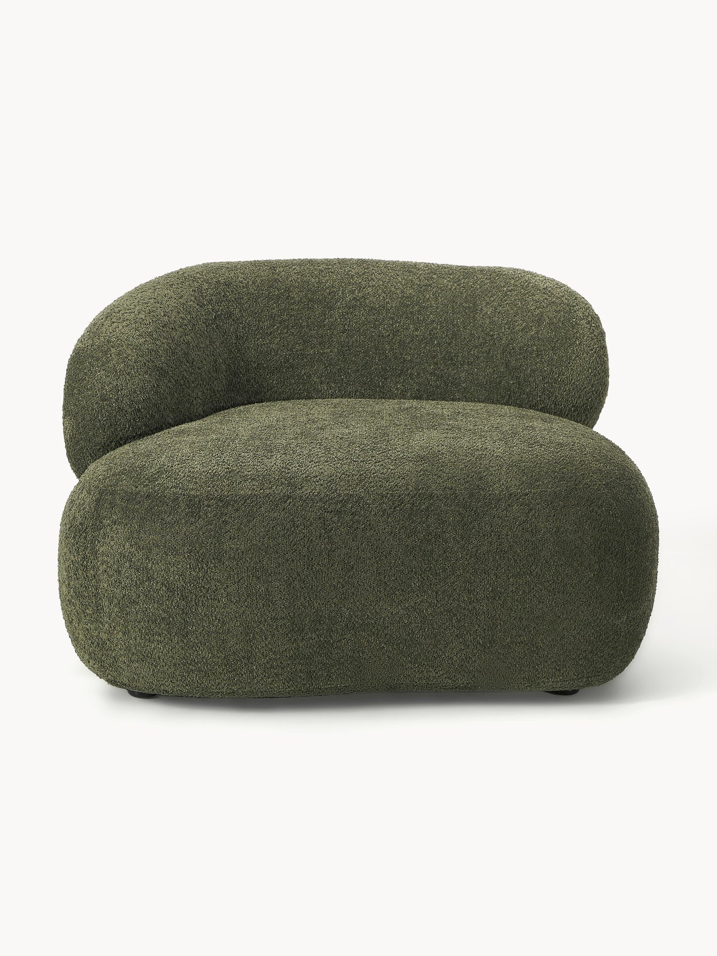 Draggery Alba Lounge Chair with Teddy Bouclé Cover