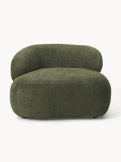 Draggery Alba Lounge Chair with Teddy Bouclé Cover