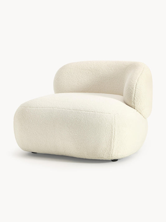 Draggery Alba Lounge Chair with Teddy Fur Cover