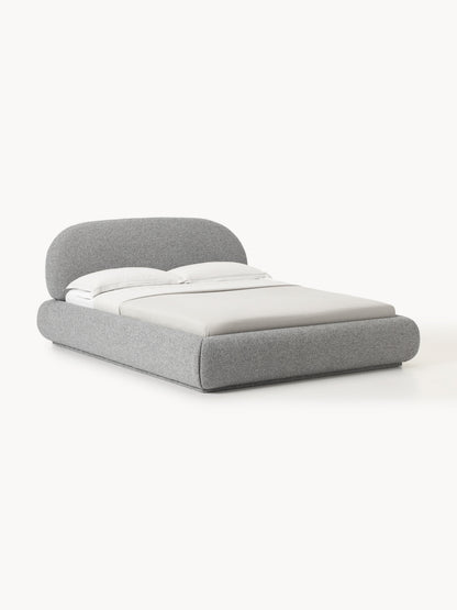Draggery Alba Upholstered Bed with Storage, Bouclé