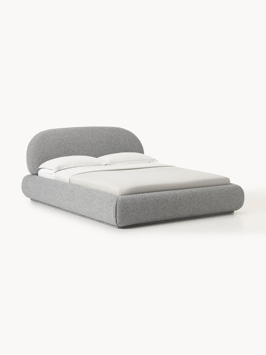 Draggery Alba Upholstered Bed with Storage, Bouclé