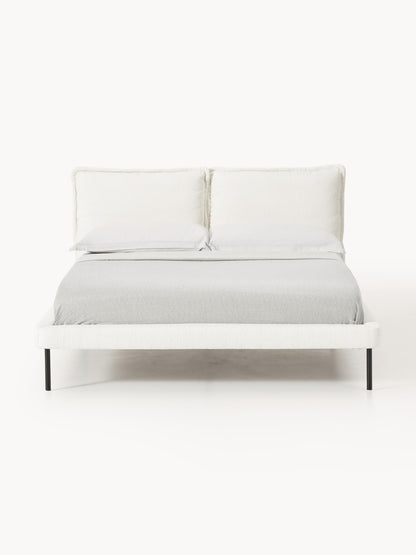 Draggery Amelia Bed with Teddy Bouclé Upholstery