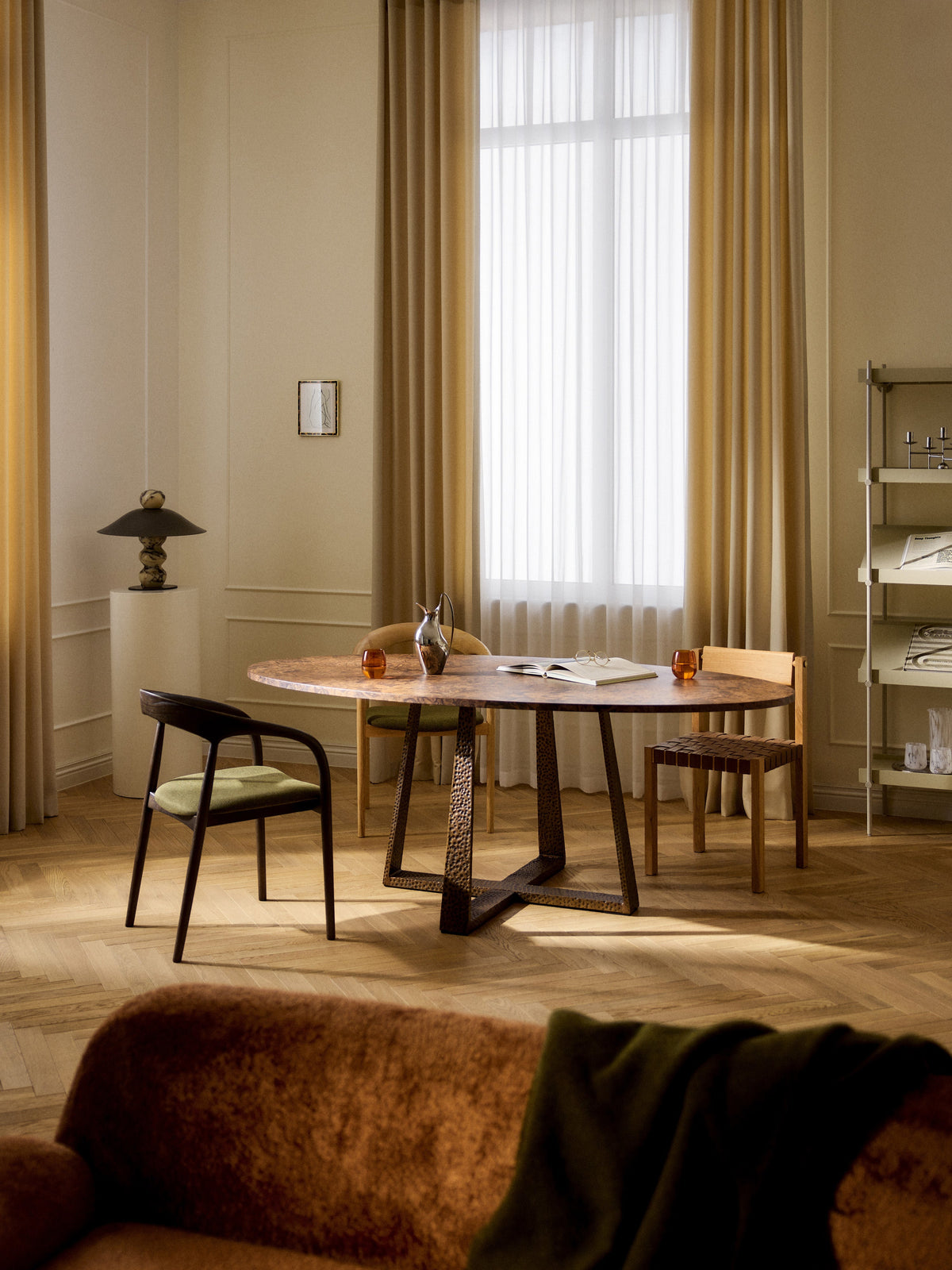 Draggery Amella Dining Table in Oval Shape, in Various Sizes