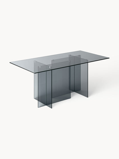Draggery Anouk Dining Table Made of Glass, 180 x 90 cm