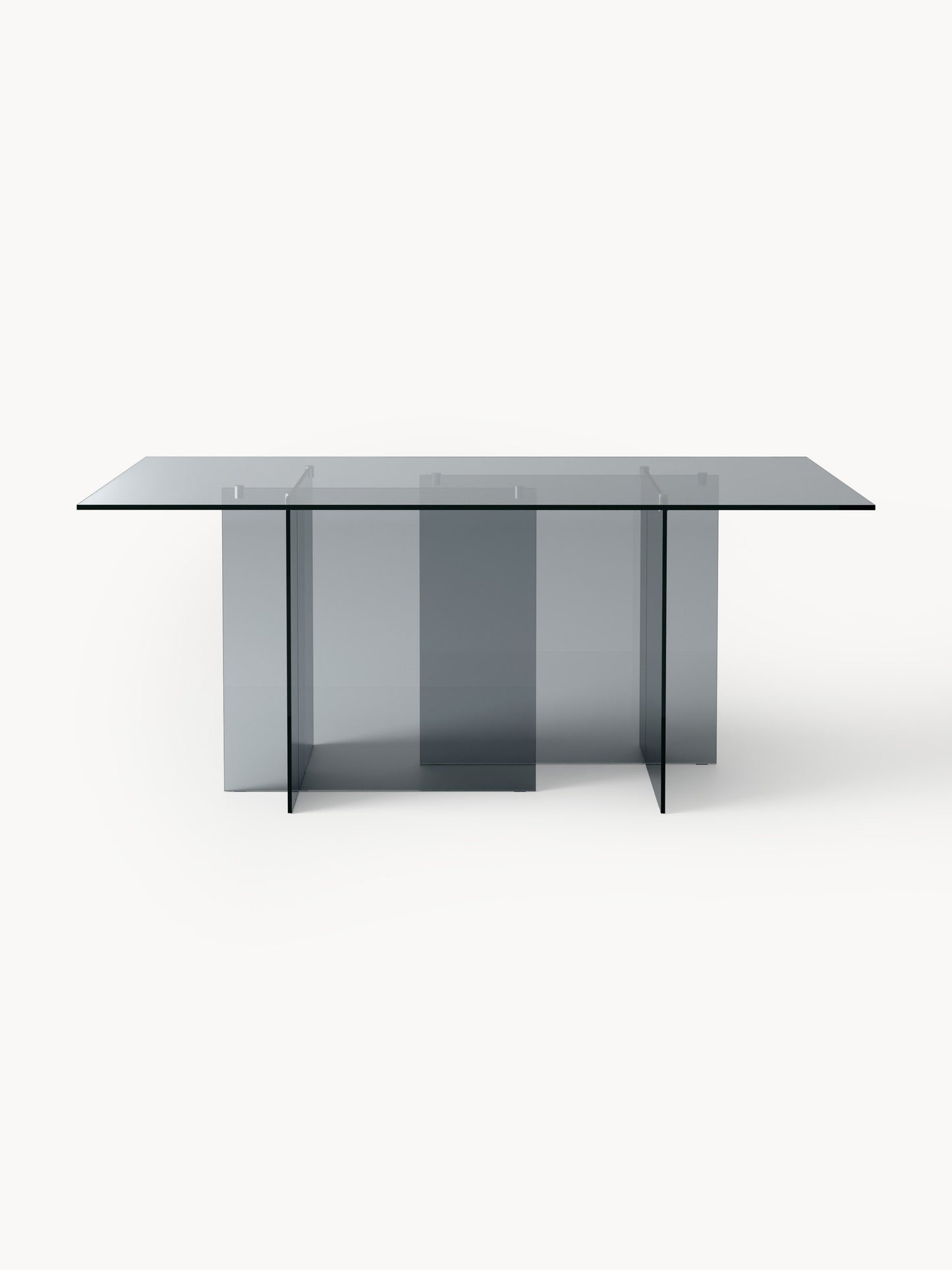 Draggery Anouk Dining Table Made of Glass, 180 x 90 cm