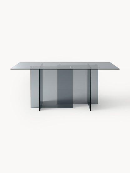 Draggery Anouk Dining Table Made of Glass, 180 x 90 cm