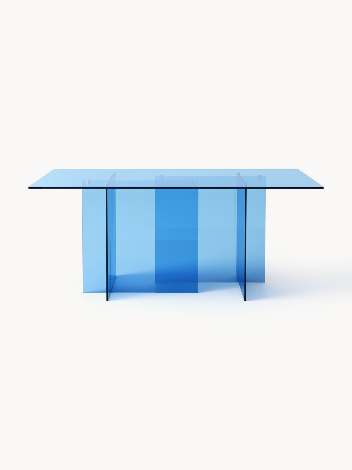 Draggery Anouk Dining Table Made of Glass, 180 x 90 cm
