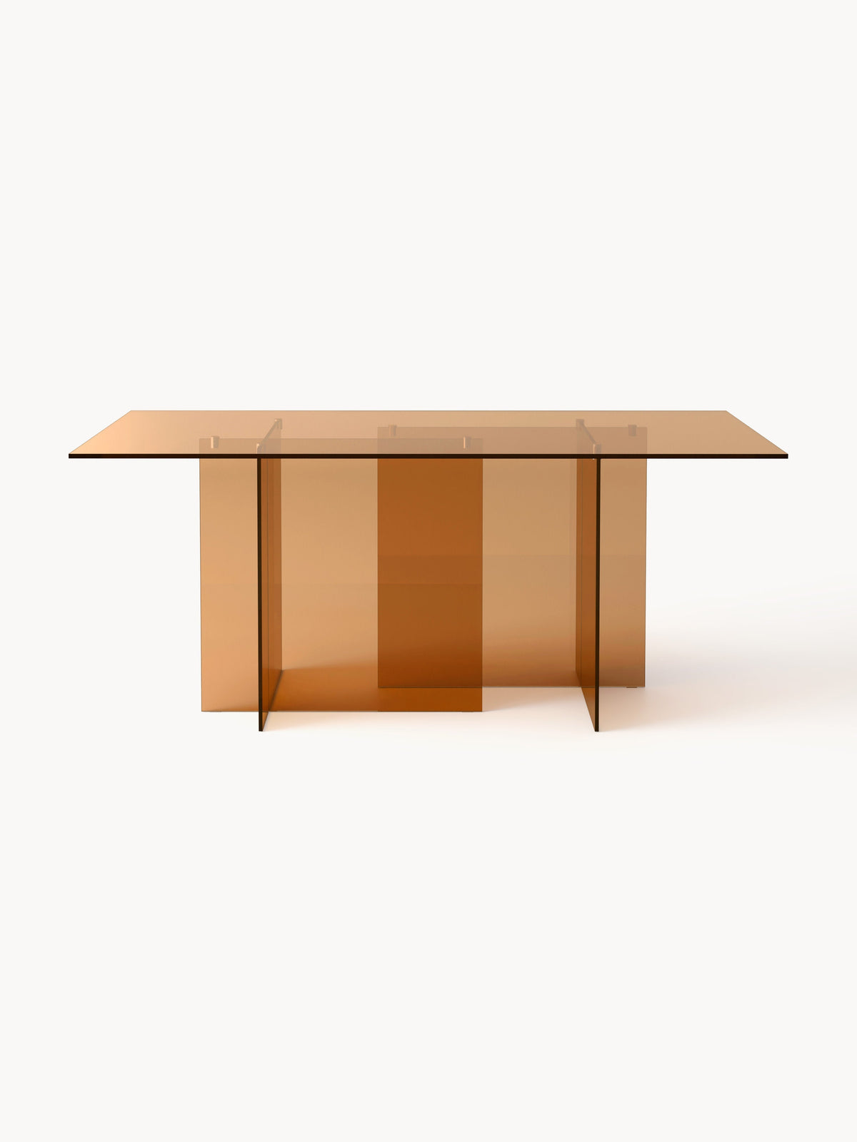 Draggery Anouk Dining Table Made of Glass, 180 x 90 cm