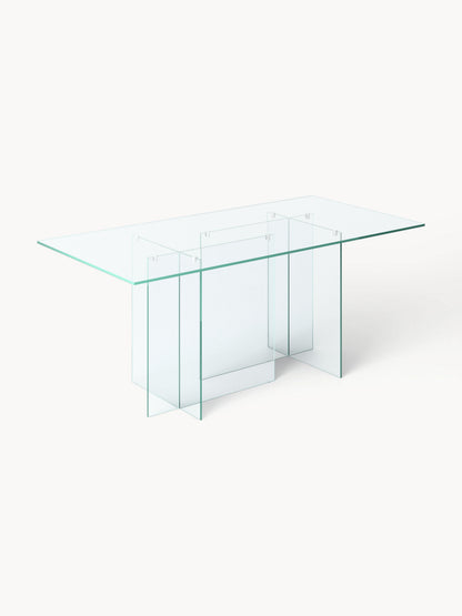 Draggery Anouk Dining Table Made of Glass, 180 x 90 cm