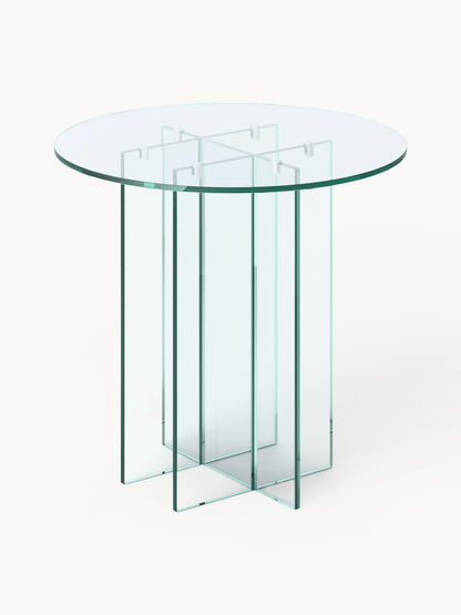 Draggery Anouk Glass Dining Table, Round, in Various Sizes