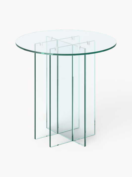 Draggery Anouk Glass Dining Table, Round, in Various Sizes