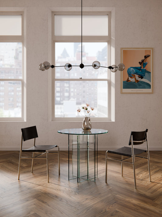 Draggery Anouk Glass Dining Table, Round, in Various Sizes