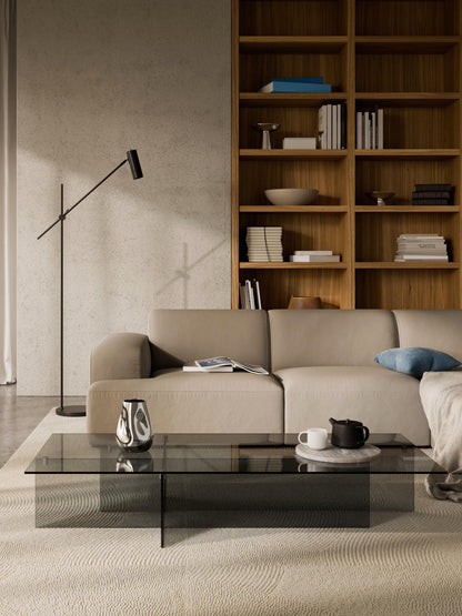 Draggery Anouk Large Coffee Table, W 160 cm, Glass