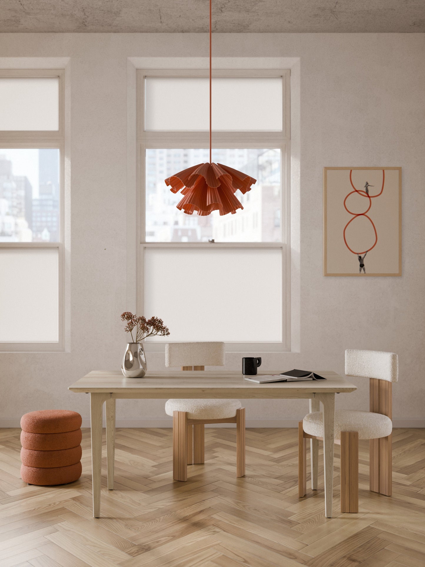 Draggery Archie Dining Table Made of Oak, in Various Sizes
