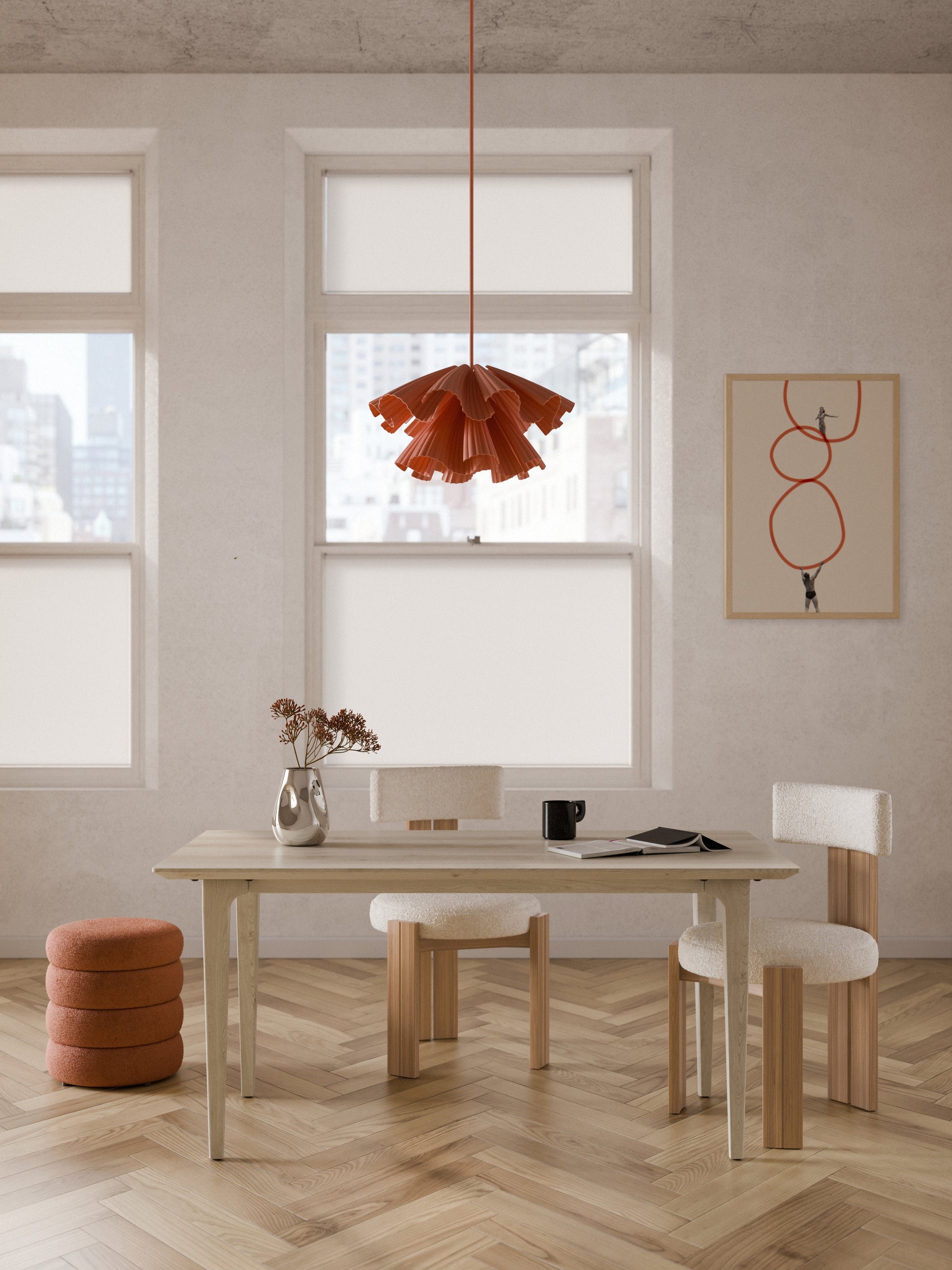 Draggery Archie Dining Table Made of Oak, in Various Sizes