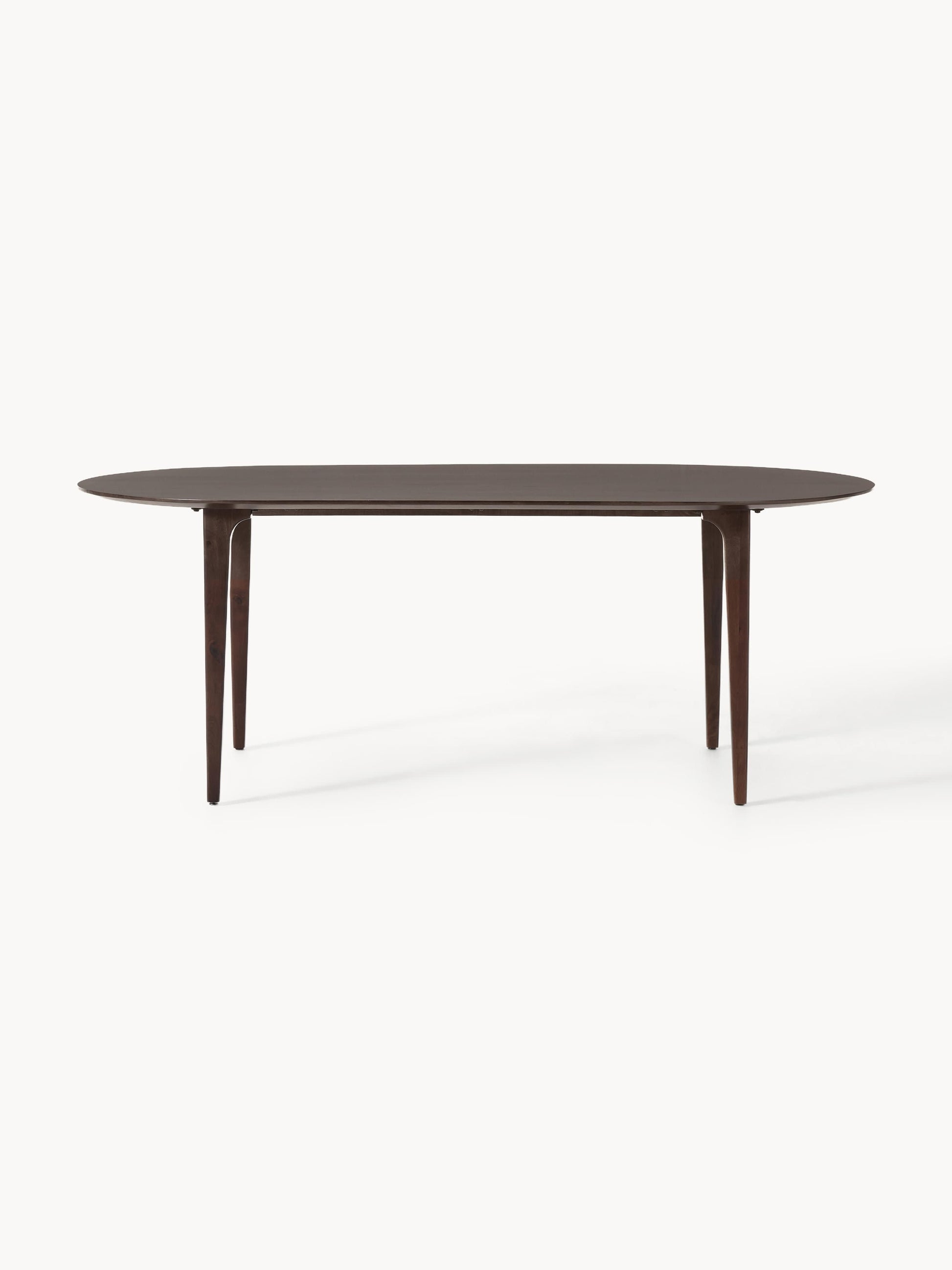 Draggery Archie Mango Wood Dining Table, Oval, 200 x 100 cm