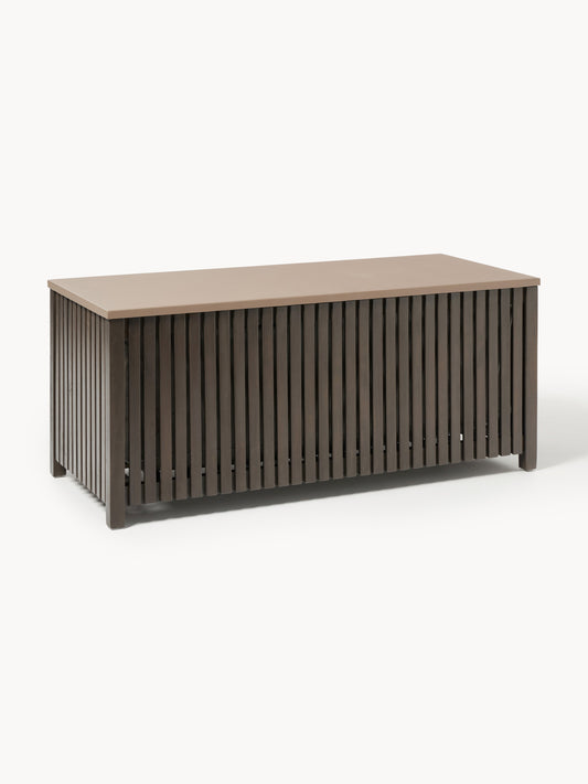 Draggery Arkin Garden Storage Box, Acacia Wood, with Insert, W 129 cm
